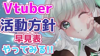 【雑談】Vtuber活動二年を経て改めて深堀り！九条ネギ吉の活動ってこんな感じ！【#Vtuber活動方針早見表】