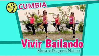 Vivir Bailando Silvestre Dangond, Maluma | Cumbia | Zumba© Choreo by Silvie Fitness | Dance Workout