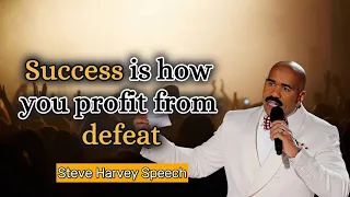 Steve Harvey Speech : Success Is How You Profit From Defeat