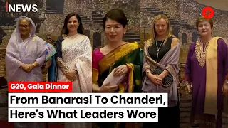 G20 Summit: From Banarasi To Chanderi, Foreign Leaders Embrace Indian Attire at Gala Dinner