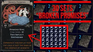 [PoE] Hunting Mirror Tier Synthesis Ring Implicits With "BROKEN PROMISES"