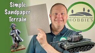 FAST, EASY & CHEAP- Sandpaper Roads for Miniature Wargaming | Flames of War, Napoleonics & 40k