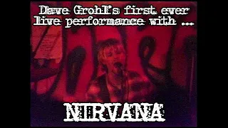 Nirvana - Son Of A Gun (Dave's first song performing live with Nirvana) - October 11, 1990, Olympia