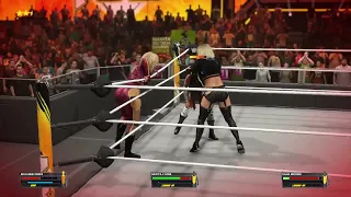 WWE 2K23 TRIPLE THREAT MATCH NIKKITA LYONS VS ROXANNE PEREZ VS DANA BROOKE|NXT