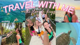 TRAVEL WITH ME TO THE KEYS | snorkeling in the coral reef, beach days + private island