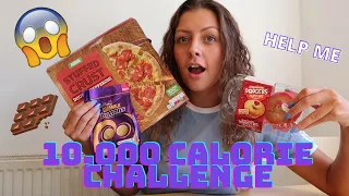 10,000 CALORIE CHALLENGE | CAN I COMPLETE IT FOR A 2ND TIME?? | GIRL VS FOOD