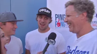 Will Ferrell crashes interview with Kings' Anže Kopitar, Tyler Toffoli