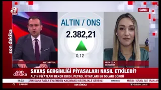 İsrail'in İran'a Saldırı İddiası Bitcoin Altın ve Petrolü Nasıl Etkiledi? - Helin Çelik AHABER