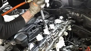 Removing stubborn injectors / How To Remove A  stuck Diesel Injector