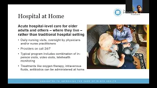 “Back to the Future: Three Views of Hospital at Home Programs.