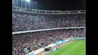 Atletico de Madrid vs Real Madrid.Ambiente Grada