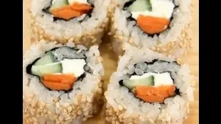 How To Make Sushi - Philadelphia Rolls