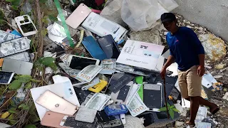 Restoration Abandoned Destroyed OPPO F7 Smart Phone Found From Garbage Dump
