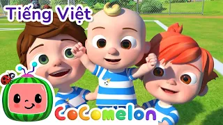 Bài Hát Bóng Đá - CoComelon  | Phim hoạt hình thiếu nhi | Moonbug Tiếng Việt