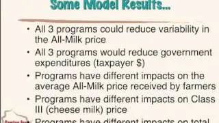 How milk production control plans compare: March 2011 Hoard's Dairyman Webinar