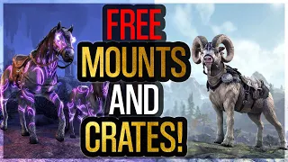 Free Limited Time Mounts, Pet, Crown Crates & Face Markings! | ESO High Isle