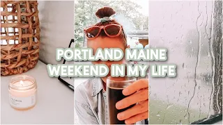 WEEKEND IN MY LIFE in Portland Maine | Allagash Brewing, The Holy Donut, Cozy Sunday Hurricane Henri