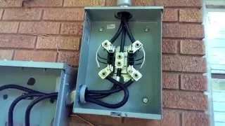 Electrical Meter Base and Service Mast Install