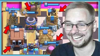 🤣 8 BUILDINGS IN MY DECK, BUT WITH MORTAR EVOLUTION / Clash Royale