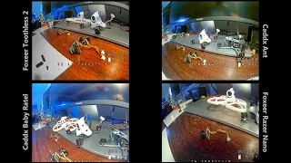 FPV Nano cameras side by side comparison, test - Caddx Ant, Foxeer Toothless 2, Razer Nano, ...