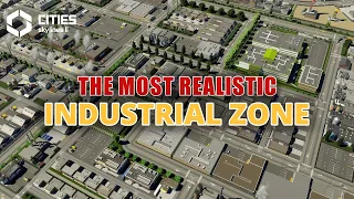 How to Build a REALISTIC Industrial Zone in Cities Skylines 2 | Realistic City Tips