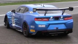 Chevrolet Camaro GT4.R V8 Rumble in Action at Monza Circuit