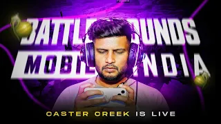 CASTER CREEK IS LIVE 🔥 BGMI LIVE CUSTOM ROOMS🔥CHILL GAMEPLAY WITH FRIENDS😅