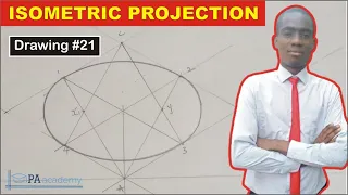 How to Draw Isometric Circle | How to Draw a Circle in Isometric Projection. Video #21