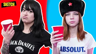 Si Las BEBIDAS ALCOHÓLICAS Fueran Personas 🍻 | SKETCH