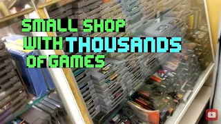 A small town game store with THOUSANDS of crazy games, getting deals, and thrifting!
