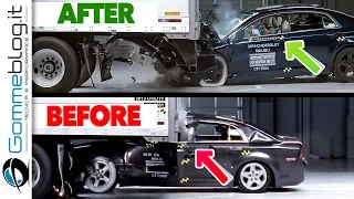 Car vs Truck Crash Test IIHS | 2018 Safety FRONT IMPACT Crashes