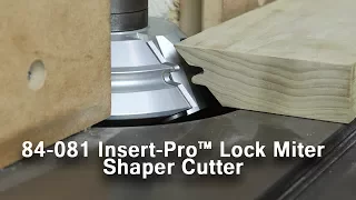 Super-Strong Mitered Corners with the Insert-Pro Lock Miter Shaper Cutter