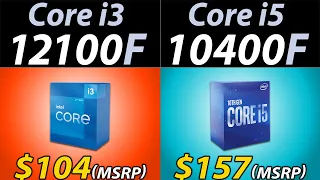 i3-12100F Vs. i5-10400F | RTX 3080 and RTX 3060 | How Much Performance Difference?