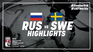 Game Highlights: Russia vs Sweden May 15 2018 | #IIHFWorlds 2018