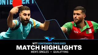 Abdelbasset Chaichi vs Abdulaziz Shulaybi | MS Qual | WTT Contender Tunis 2023