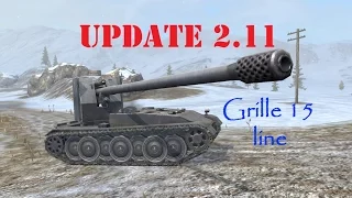 World of Tanks Blitz - UPDATE 2.11 - Grille 15 line (new german TDs)