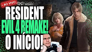 RE4 REMAKE: Gameplay do Início AO VIVO Rodando no PS5 Dublado em PT-BR!