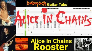 Rooster - Alice In Chains - Guitar + Bass TABS Lesson