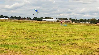 Skydive landing accident - Fallschirm Landeunfall