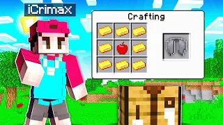 MINECRAFT aber CRAFTING ist ZUFÄLLIG! (100% unmöglich)