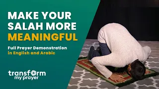 Salah With Meaning: Step by Step Prayer Demonstration in English and Arabic