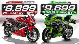 Kawasaki ZX-4RR vs Honda CBR650R ┃  Why not simply get the Faster CBR for the same price?