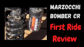 BEST budget COIL SHOCK? // MARZOCCHI BOMBER CR first ride impressions/initial review #bombercr #mtb