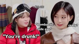 Jeongyeon casually *exposing* Tzuyu indefinitely... 😳