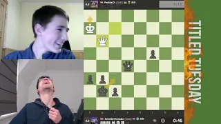 VERY TRICKY OPPONENT! // FM TYKHON CHERNIAIEV vs GM ANISH GIRI #chess #schach #chesscom