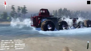 Spintires 2014 - Biggest Monster Truck #1- Mod Pc {HD}