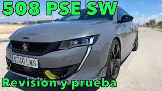 Peugeot 508 PSE SW 360 CV Revisión, PRUEBA de ACELERACIÓN 0-100 km/h 80-120 km/h en español MOTORK