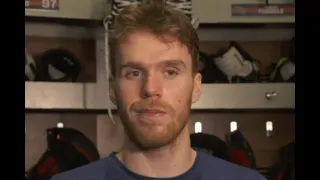 Oilers McDavid On Giving Emergency Goalie NHL Moment