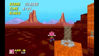 Sonic Robo Blast 2 - Arid Canyon Zone Act 1 (as Amy)