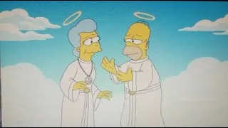 The Simpsons - Homer Says Goodbye to His Mom in Heaven